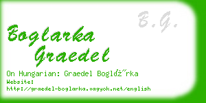 boglarka graedel business card